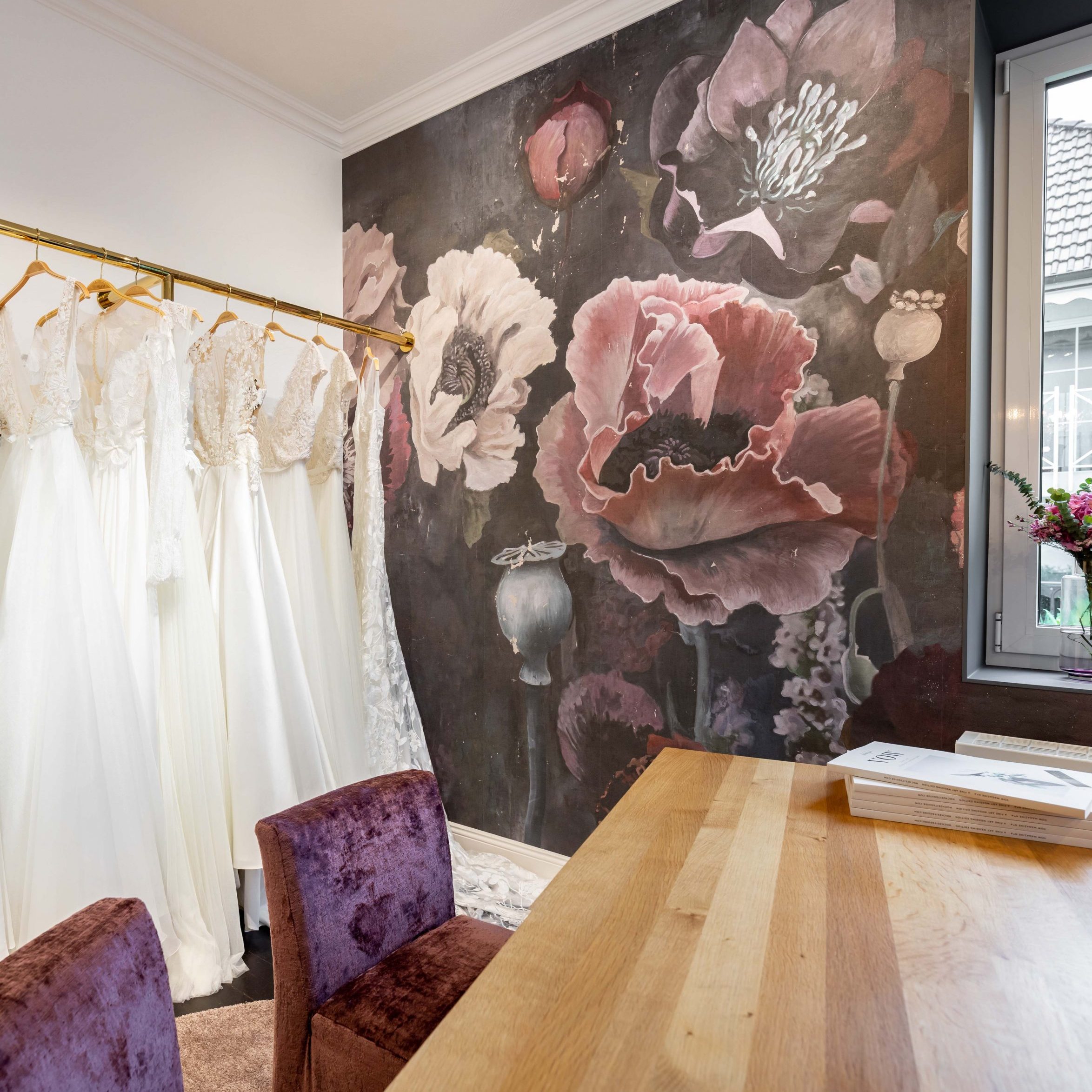 Wall&Deco, Tapete, Umbau, Brautmoden