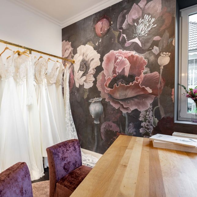 Wall&Deco, Tapete, Umbau, Brautmoden